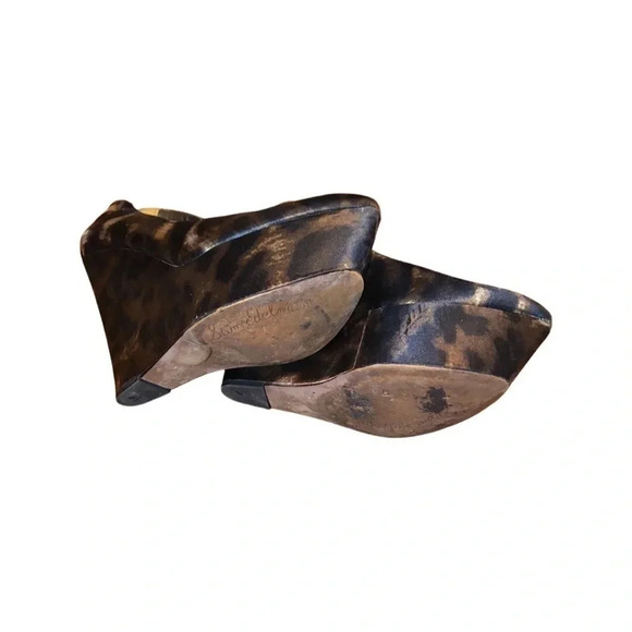Sam Edelman Quinn Animal Print Mary Jane Wedge Platform Size 7.5 - Picture 5 of 6